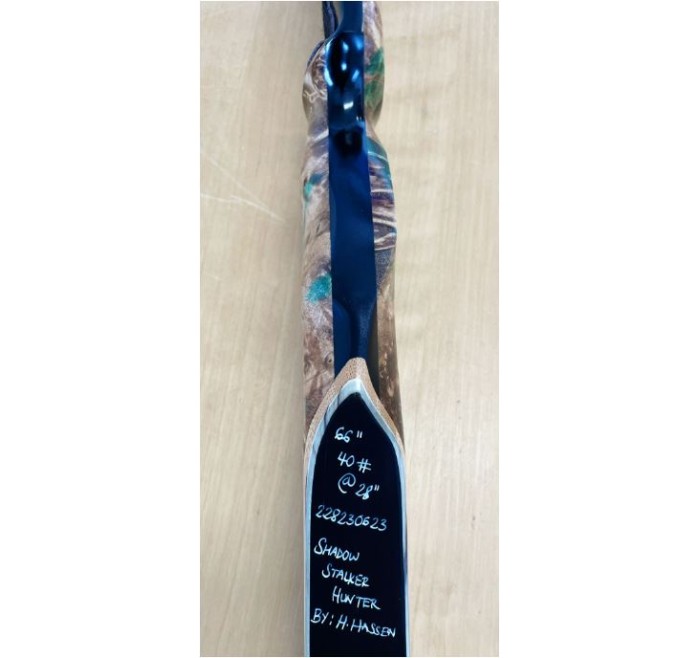 *NUOVO IN OFFERTA* LONGBOW SHADOW STALKER HUNTER 66" 40 RH (destro)