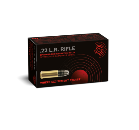 GECO CARTUCCE CAL. 22LR RIFLE 40grs *Conf. da 50pz* 