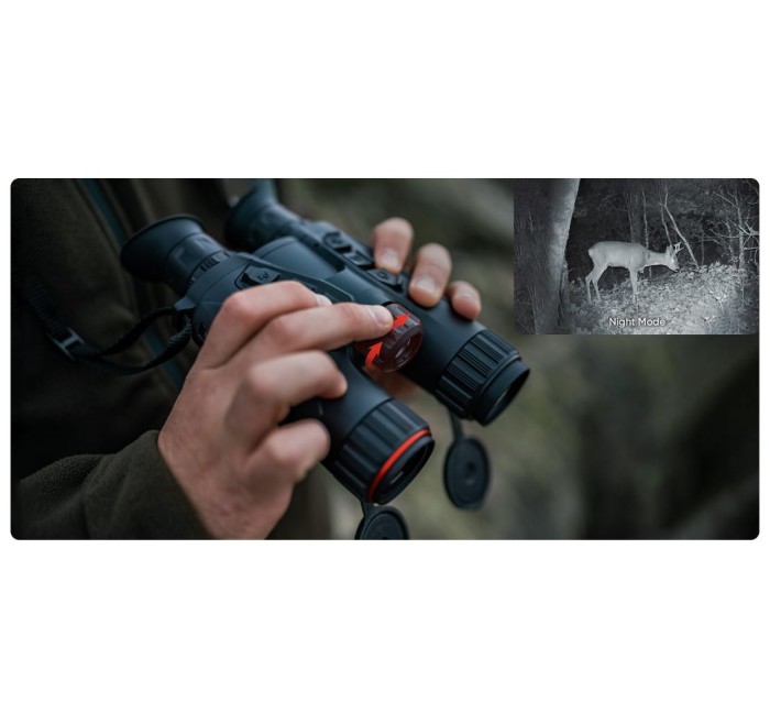 HIKMICRO BINOCOLO HABROK THERMAL HE25L 4K LENTE 25mm TORCIA 850