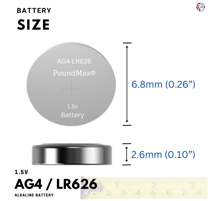 VARI BATTERIA AG4/LR66/L626 1,5 V *1 pezzo*