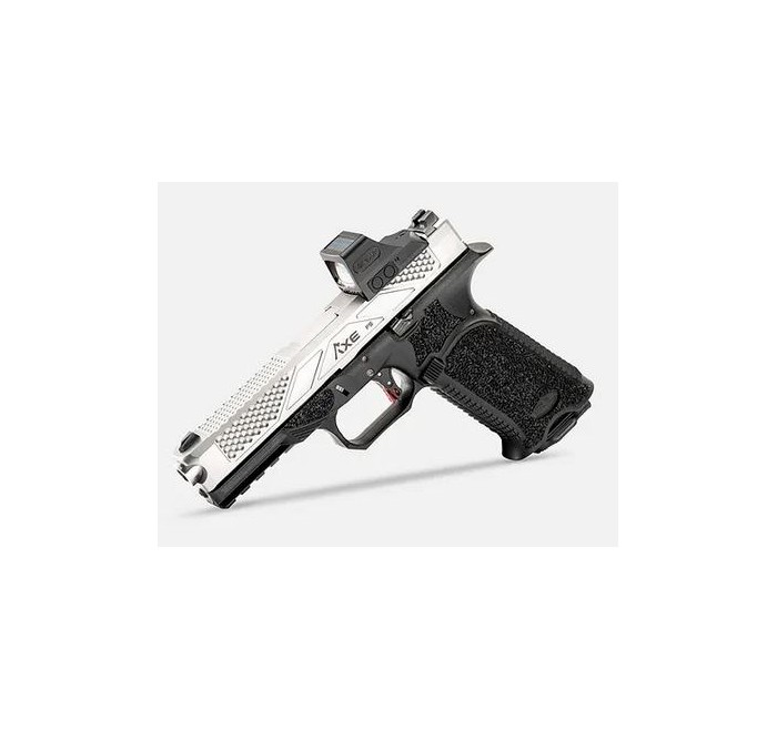 BUL PISTOLA AXE C HATCHET CAL 9x19 9 LUGER 4.49" BLACK/SILVER 15C 