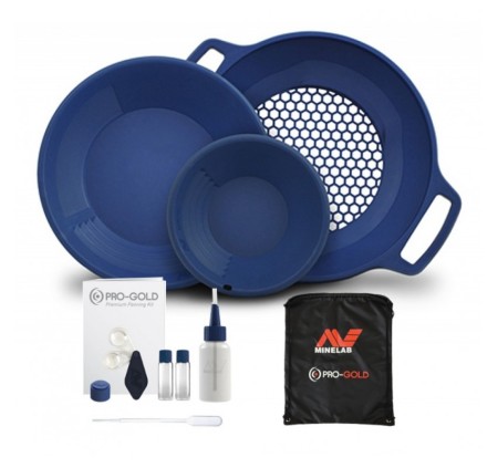 MINELAB KIT GOLD PANNING PRO-GOLD PER RICERCA ORO