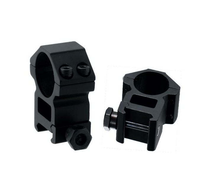 UTG ANELLI OTTICA ACCUSHOT 30mm BASSI ATTACCO WEAVER RGWM-30L4