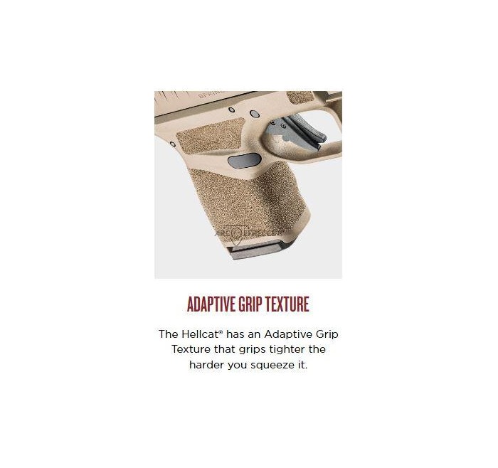 HS SPRINGFIELD PISTOLA HELLCAT 3" CAL 9x19 9 LUGER OSP FDE 