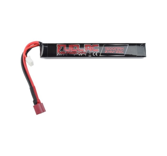 FUELRC BATTERIA LIPO 7,4v 1500mAh 25C DEANS