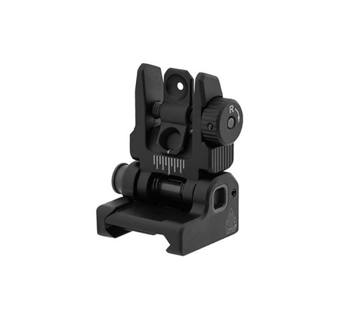 UTG MIRINO POSTERIORE FLIP UP ACCU PER AR15 PICATINNY