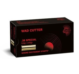 GECO CARTUCCE CAL. 38SPL WC WAD CUTTER 146grs *Conf. da 50pz* 
