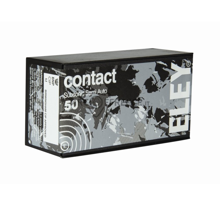 ELEY CARTUCCE CAL. 22 LR CONTACT 42grs SEMIAUTO SUBSONICA *Conf. da 50pz* 