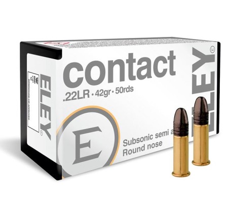 ELEY CARTUCCE CAL. 22 LR CONTACT 42grs SEMIAUTO SUBSONICA *Conf. da 50pz* 