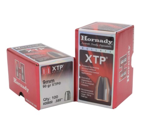 HORNADY PALLE 355" 90GR. HP/XTP *Conf. 100 pz* 