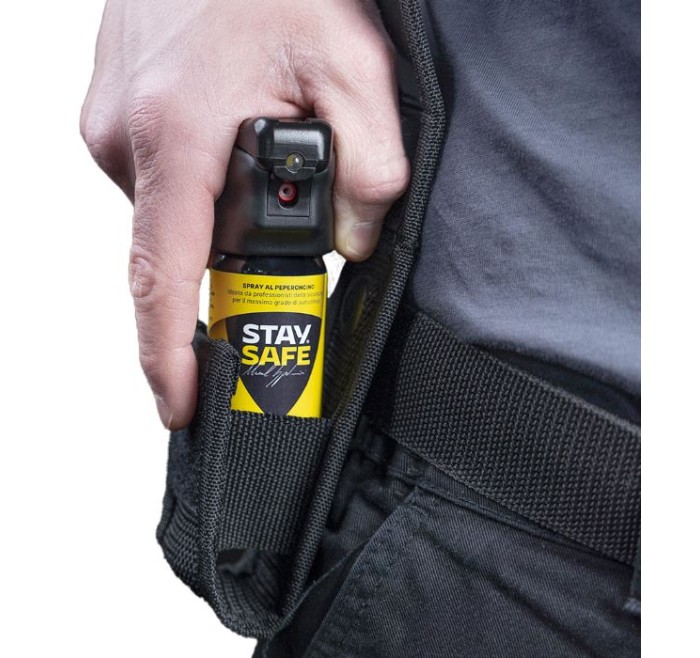 STAY SAFE FONDINA/SUPPORTO SHADOW PER SPRAY AL PEPERONCINO AUTODIFESA 