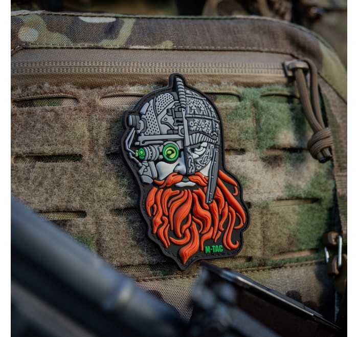 M-TAC PATCH PVC BARBA ROSSA
