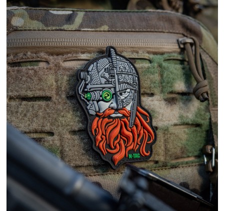 M-TAC PATCH PVC BARBA ROSSA