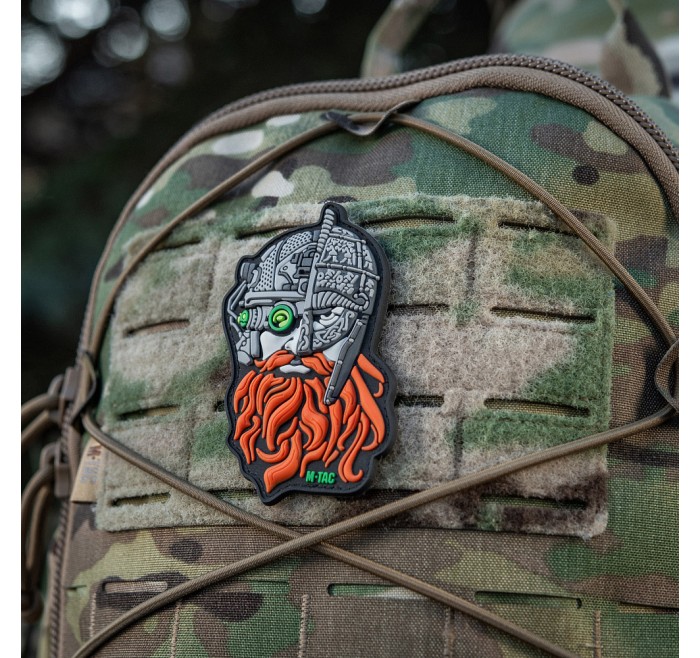 M-TAC PATCH PVC BARBA ROSSA