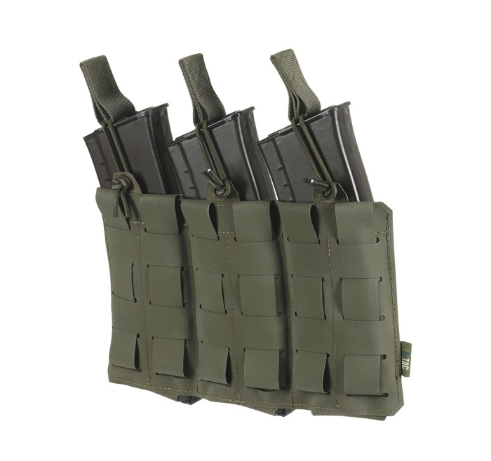 M-TAC TASCA PORTA CARICATORE TRIPLA ELASTIC ELITE LASER CUT