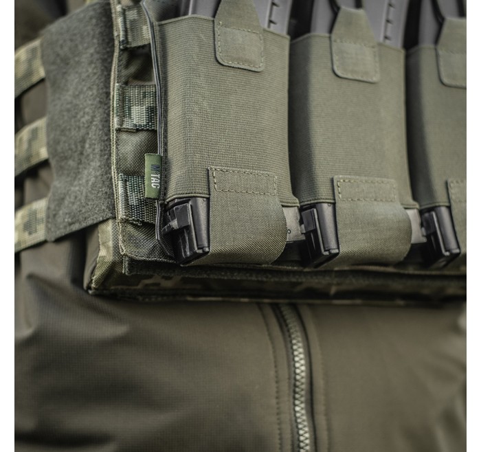 M-TAC TASCA PORTA CARICATORE TRIPLA ELASTIC ELITE LASER CUT