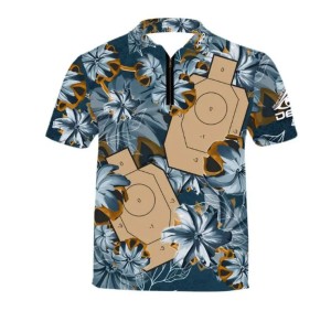 DED T-SHIRT FLOREALE BLU IDPA