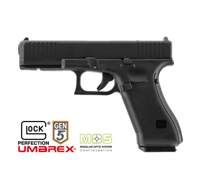 UMAREX PISTOLA SOFTAIR A GAS GLOCK 17 GEN 5 MOS