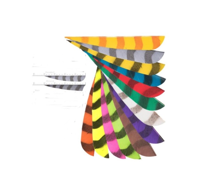 BSW ALETTE NATURALI TIGRATE 5" SCUDO