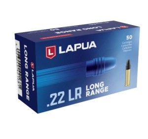 LAPUA CARTUCCE CAL. .22 LR 40grs LONG RANGE *Conf. da 50pz* 