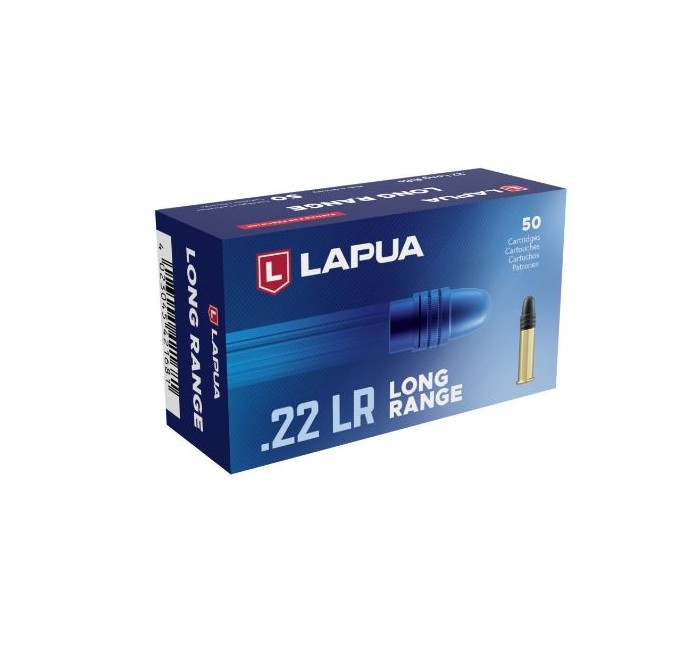 LAPUA CARTUCCE CAL. .22 LR 40grs LONG RANGE *Conf. da 50pz* 