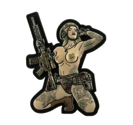 M-TAC PATCH PVC TACTICAL GIRL SKANDINAVIK MJOLLNIR