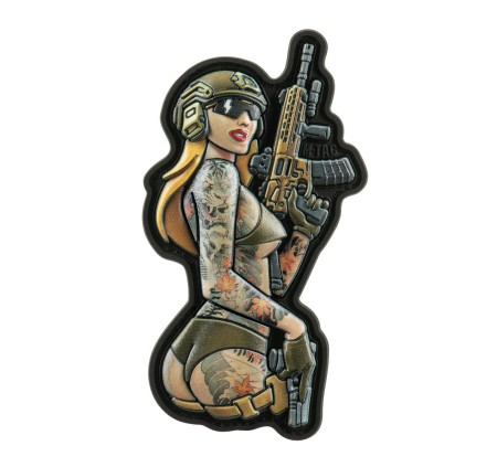M-TAC PATCH PVC TACTICAL GIRL TATTOO