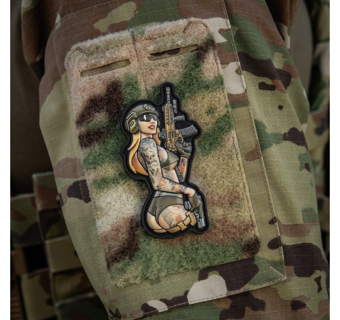M-TAC PATCH PVC TACTICAL GIRL TATTOO