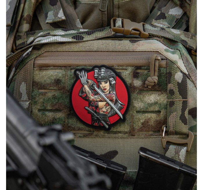 M-TAC PATCH PVC TACTICAL GIRL KATANA