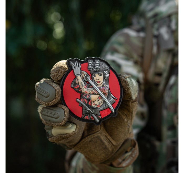 M-TAC PATCH PVC TACTICAL GIRL KATANA