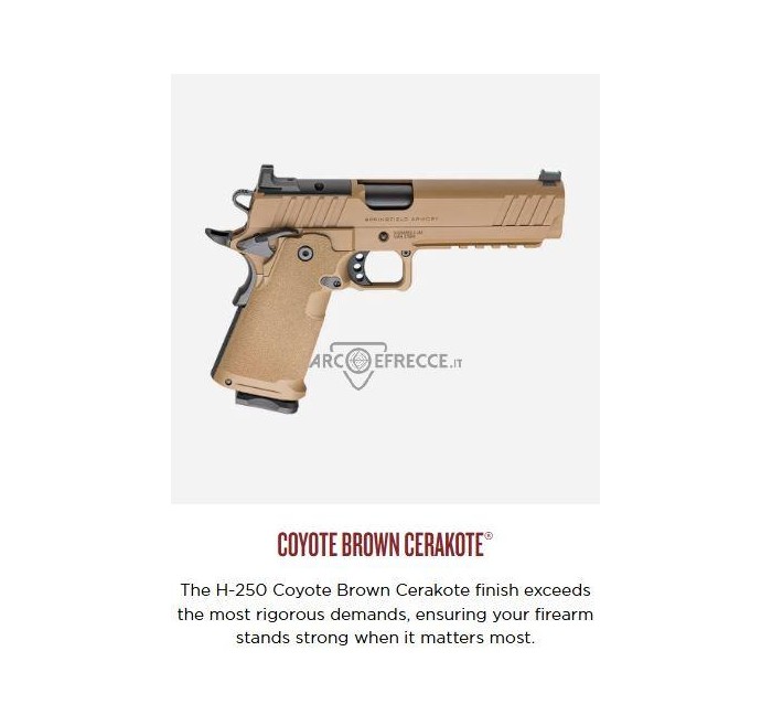 SPRINGFIELD PISTOLA PRODIGY 1911DS 5" CAL 9x19 9 LUGER COYOTE 