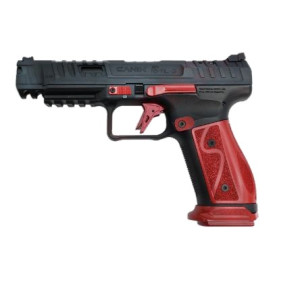 CANIK PISTOLA SFX RIVAL-S FULL METAL 5" COMPETITION READY CAL 9x19 9 LUGER colore ROSSO/NERO 