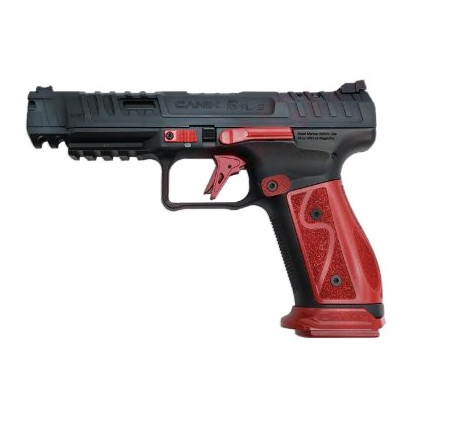 CANIK PISTOLA SFX RIVAL-S FULL METAL 5" COMPETITION READY CAL 9x19 9 LUGER colore ROSSO/NERO 