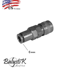 BALYSTIK ADATTATORE 6MM ATTACCO US