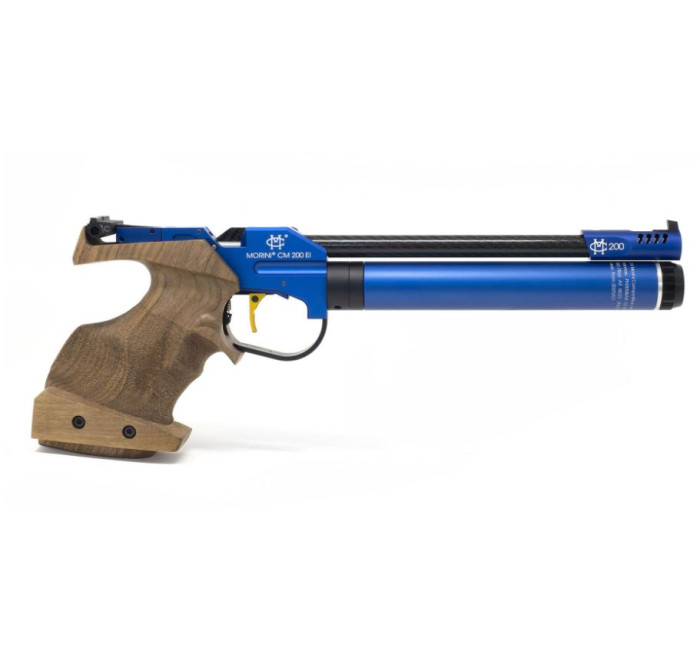 MORINI PISTOLA CM200EI TICINO BLUE 10M -7,5joule CAL 4,5mm 