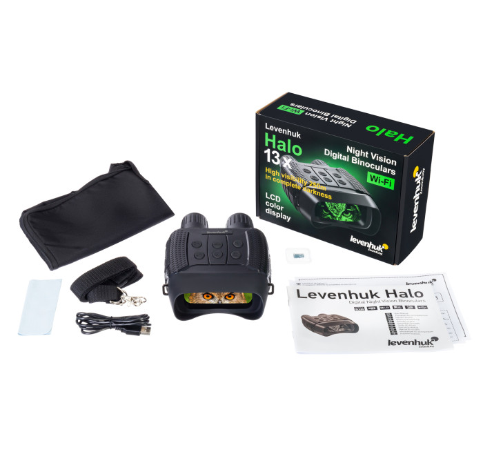 LEVENHUK VISORE NOTTURNO BINOCULARE DIGITALE HALO 13X