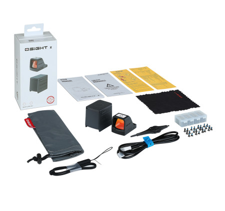 OSIGHT RED DOT X MULTIRETICOLO 3/32MOA RICARICABILE