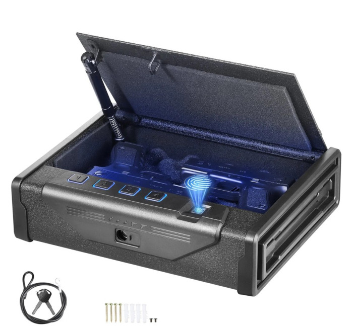 BLAUOPTIK CASSETTA SICUREZZA PER PISTOLA 8x31x25cm