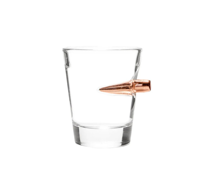 LUCKY SHOT BICCHIERE CON FINTO PROIETTILE .308