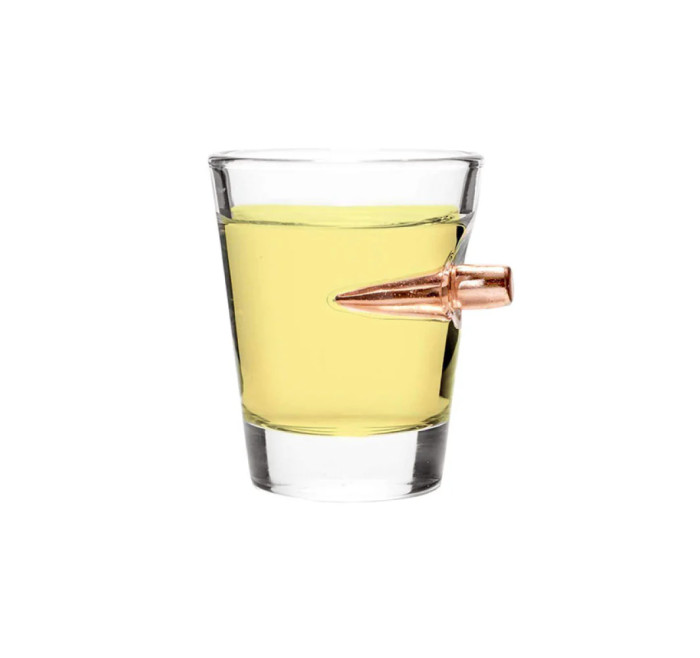 LUCKY SHOT BICCHIERE CON FINTO PROIETTILE .308