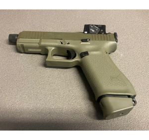 GLOCK PISTOLA Mod 45 HUNTER CAL 9x19 9 LUGER A-CUT COA COMBO FS MOS 