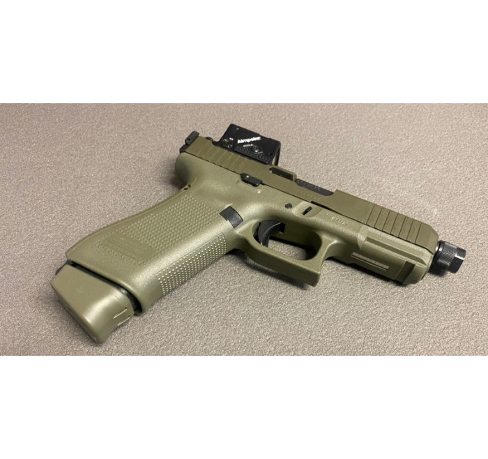 GLOCK PISTOLA Mod 45 HUNTER CAL 9x19 9 LUGER A-CUT COA COMBO FS MOS 