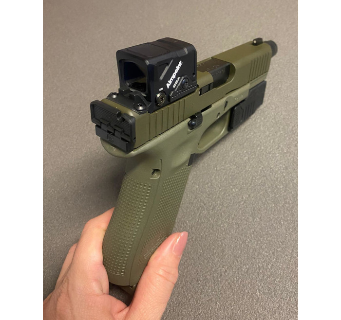 GLOCK PISTOLA Mod 45 HUNTER CAL 9x19 9 LUGER A-CUT COA COMBO GTL-II FS MOS 