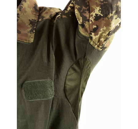 OPENLAND COMBAT SHIRT IN COTONE