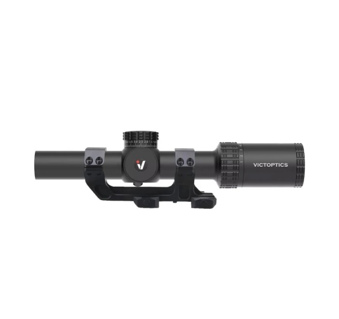 VECTOR OPTICS OTTICA LPVO S10 1-10x24 HIGH MOUNT CANNOCCHIALE