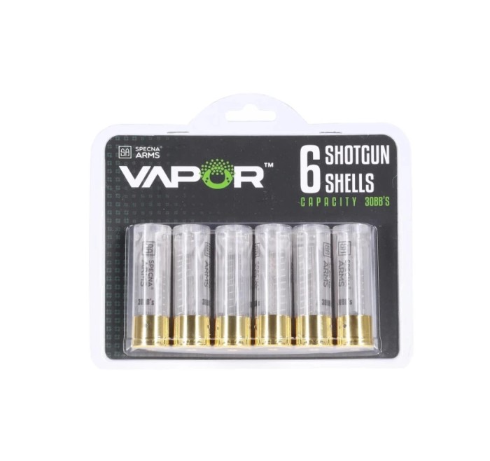 SPECNA ARMS CARTUCCE TRASPARENTI VAPOR SHOTGUN 30BBs