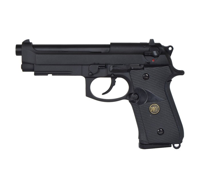 WE PISTOLA SOFTAIR A GAS M9A1 MARINE BLACK