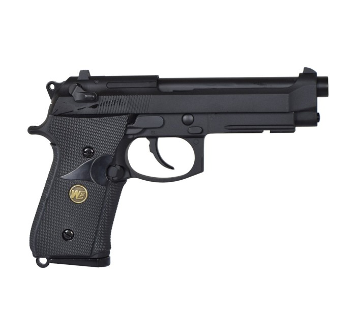 WE PISTOLA SOFTAIR A GAS M9A1 MARINE BLACK