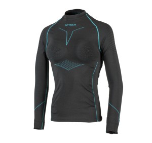 XTECH MAGLIA TECNICA ARTIC DONNA NERA