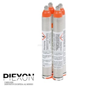 PIEXON CARTUCCIA SPRAY RICAMBIO PER JPX4 SPRAY AL PEPERONCINO AUTODIFESA 4 COLPI 